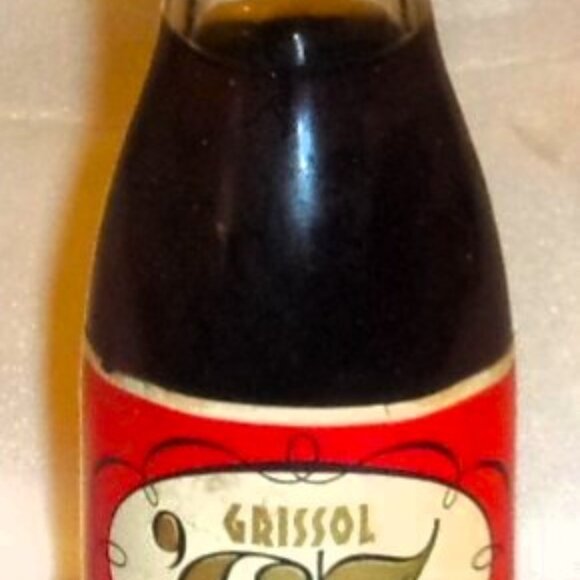 RARE! - Vintage Grissol 4-oz Ginger Ale Bottle w/ Contents - NEVER OPENED!! - Picture 1 of 2